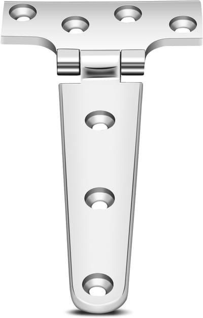 Dikke RVS Scharnier voor Deuren, Ideaal voor Huishoudelijke Toepassingen, 151x75x4.5mm, Duurzaam en Sterk
