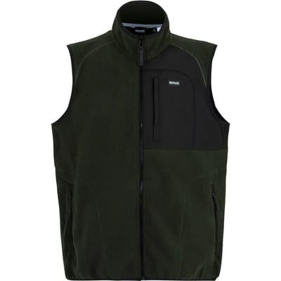 Frankie teddy fleece gilet bodywarmer met rits voor heren