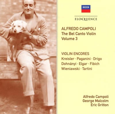 Alfredo Campoli: The Bel Canto Violin - Volume 3