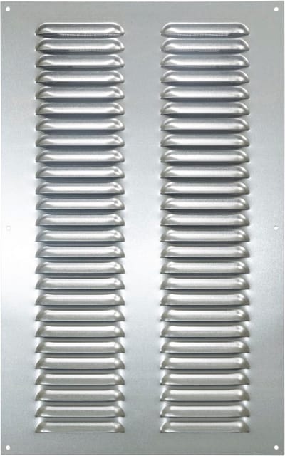 Ventilatierooster 25x40 cm Verzinkt Metaal met Insektenhor
