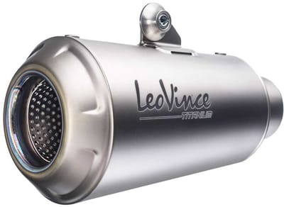 Leovince Lv-10 Husqvarna Ref:15242t Titanium Niet Gehomologeerde Demper Zilver Not Homologated