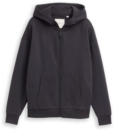 Tom Tailor - Oversized hoodie - Maat 152 - coal grey