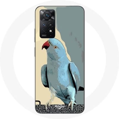 Redmi Note 11 Pro 5G hoesje Ringhalsparkiet blauw