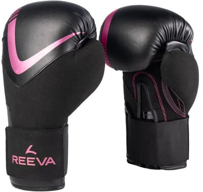 Reeva Bokshandschoenen 8 oz - Roze - Dames - Geschikt voor Kickboksen, Boksen & Bokszaktraining - Comfortabele Pasvorm - Boxing Gloves