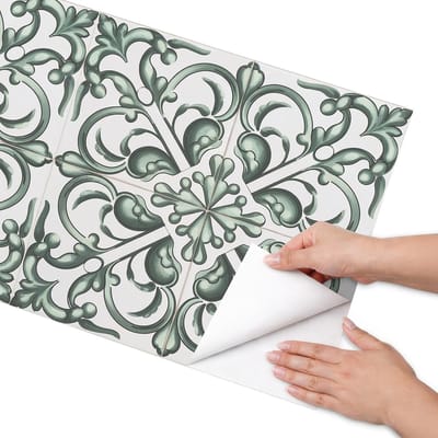 Coloray Meubel Wrap Folie - Groente Meubelfolie - 50x100 cm - Plakfolie Meubels Groene elegantie - Decoratiefolie Zelfklevend - Retro Meubelfolie - Meubelfolie Zelfklevend - Badkamer decoratie - Achtergronden en patronen