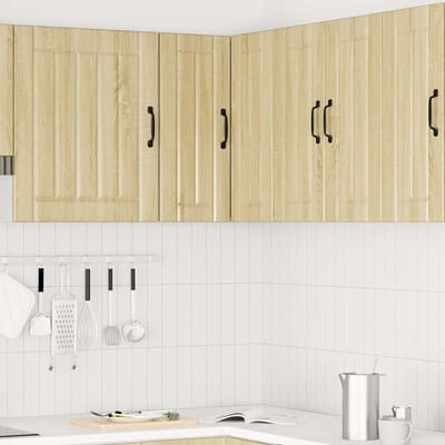 vidaXL - Keukenwandhoekkast - Lucca - bewerkt - hout - sonoma - eikenkleurig