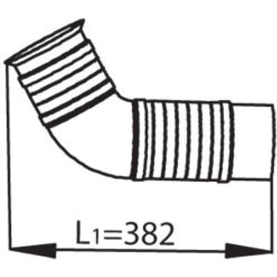 Uitlaatpijp DINEX53254