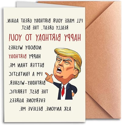 Grappige verjaardagskaart - Humoristische wens - Verjaardag vieren - Dikke premium karton - 5 x 7 inch - Niet gespecificeerd