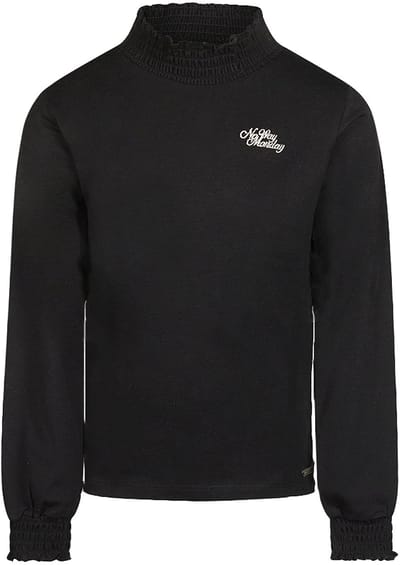 No Way Monday - Meisjes shirt - Black