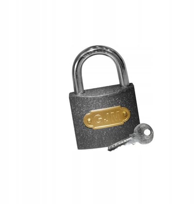Gietijzeren Hangslot 60mm - Gehard & Hoge Kwaliteit