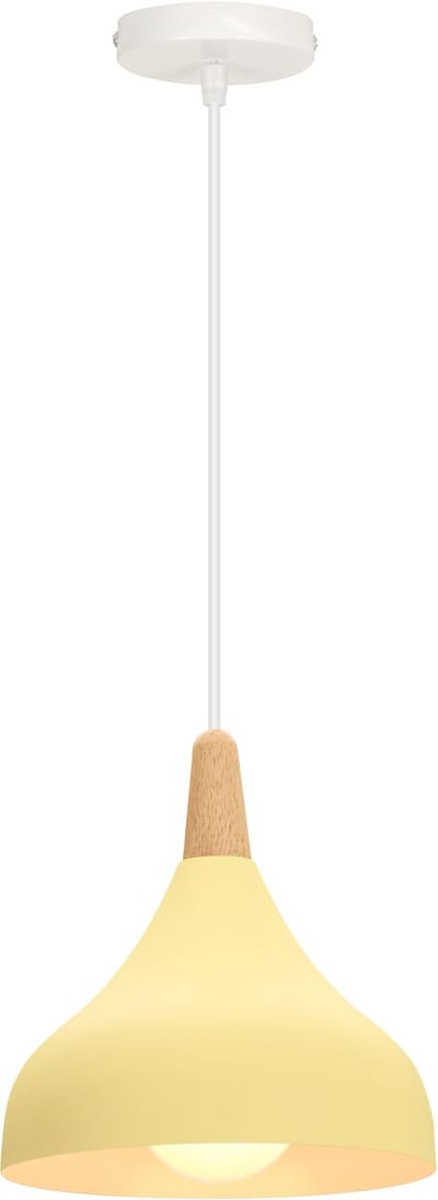 Hanglamp Moderne Slaapkamer Scandinavische Kroonluchter voor Woonkamer Keuken Restaurant Lichtgeel