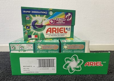 Ariel - 4in1 pods - extra kleurbescherming 4x 39 wasbeurten