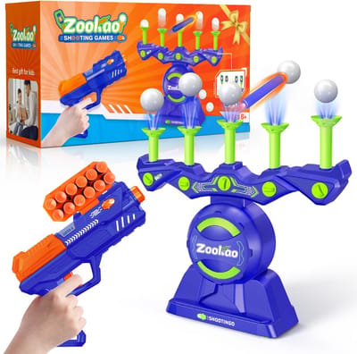 Zookao Hover Blaster Speelgoedblaster – Doelschietspel met zwevende ballen – Cadeau voor jongens 6-12 jaar – Indoor & outdoor speelplezier