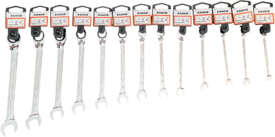 Bahco Steek-/ringratelsleutel Set - 13 stuks - van 6mm tot 18mm
