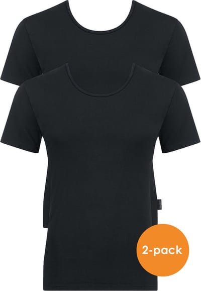Sloggi Shirt Ronde hals 24/7 Zwart - Maat S