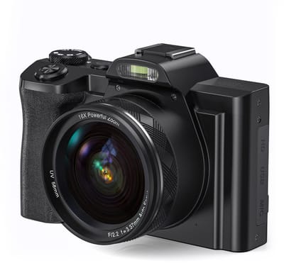 Digitale camera 5K 48MP 16x zoom 3,5-inch scherm, autofocus, anti-shake