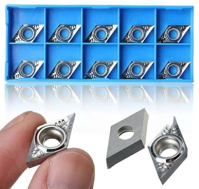 Dailygoods- Carbide Tussenvoegsel Hoogwaardige Kwaliteit - Draaien - DCGT - DCMT - Slagvast - Duurzaam Materiaal - Snijgereedschap