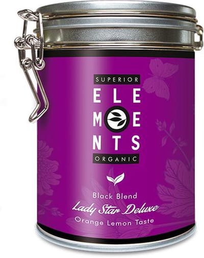 Lady Star Deluxe biologische thee in luxe bewaarblik | 100 gram