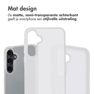 imoshion Hoesje - Geschikt voor Samsung Galaxy A35 - Color Guard Backcover - Wit