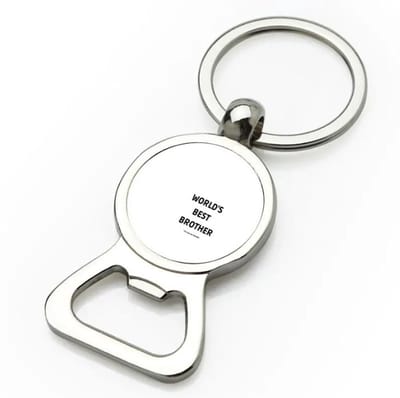 Akyol - world's best brother it's true we checked flesopener - Broer - werelds beste broer - verjaardag - cadeautje voor broer - broer artikelen - kado - geschenk - 9 bij 3 cm