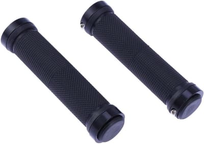 Fiets Handvatten - Grips Set - Comfortabel Fietsen - Dubbel Lock Systeem - 13.5 cm - Zwart