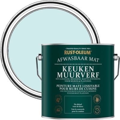 Rust-Oleum Blauw Keuken muurverf - Eucalyptus 2,5L
