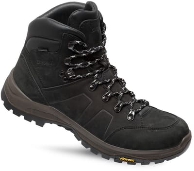 Grisport Utah Mid zwart wandelschoenen uni (14439-01)