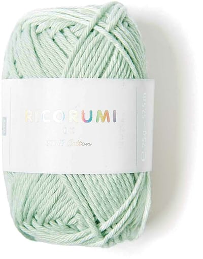 Ricorumi katoengaren ijsgroen 25gr #037