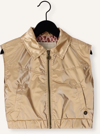 Like Flo - Diana Flo girls metallic gilet - Gold - Maat 104