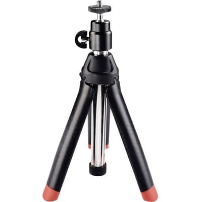 Hama Tafelstatief 1/4 inch Werkhoogte: 20 - 90 cm Zwart Incl. smartphonehouder