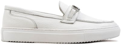 Omnio alfa loafers dames wit leer