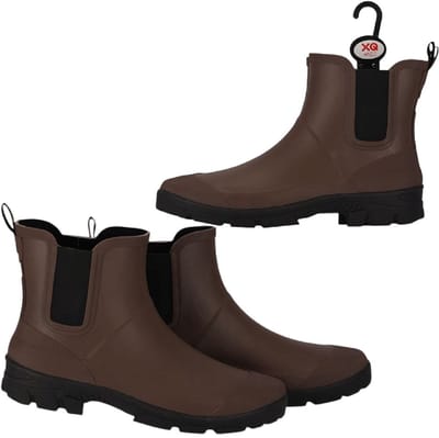 van der Meulen regenlaarzen heren bruin maat 44 waterdicht comfort.