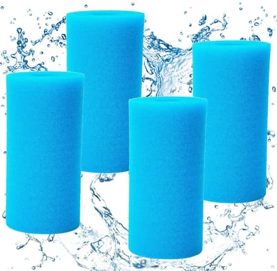 Dailygoods- Zwembadfilterspons Herbruikbaar - Filterspons Aquarium - Vervangende Schuimstoffilter - Wasbaar - PU Materiaal - Afmetingen 20 x 10 x 4 cm