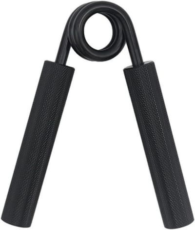 Handtrainer Vingertrainer - Gripversterker Metaal - Kracht Opbouwen - Verstelbare Weerstand - 350 Lbs - Zilver