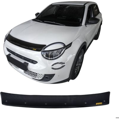 SCOUTT | Motorkap Deflector Bescherming Voor Fiat 600 Vanaf 2023, Aerodynamisch, Eenvoudige Montage, Geen boren vereist