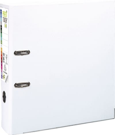 Exacompta 10x Prem'Touch® PP Ordner met hefboom - Rug 80mm - A4 maxi - Wit - 53348E