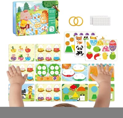 Kartonnen Activiteitenboek - Cognitief Leren - Thuis Vermaak - Gladde Randen - 21 x 14 cm - Niet Gespecificeerd