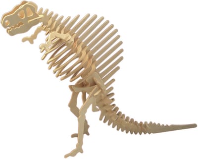 Dinosaurus bouwpakket - Spinosaurus - hout - 23 x 18,5 cm - 3D Puzzel