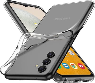HB Hoesje Geschikt voor Samsung Galaxy A04S en M13 - Transparant - Siliconen Back Cover