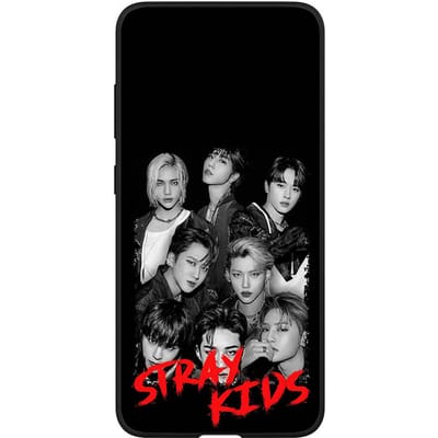Telefoonhoesje met Kpop SKZ Stray Kids-logo voor Samsung Galaxy S25 S24 S23 S22 Ultra FE Plus A17 A37 A57 A56 A55 A06 A16 A15 A36 A26 A35 A05 A25 A54 A34 for Redmi Note 12 Pro 4G herten
