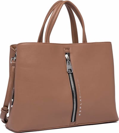 REPLAY Schoudertas Shoulder Bag Dirty Pale Beige Lichtbruin