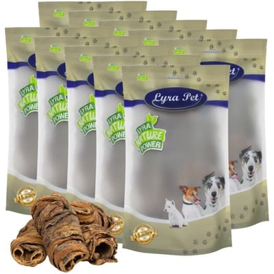 10 kg Lyra Pet® Wrap gemaakt van runderlong en -stengels