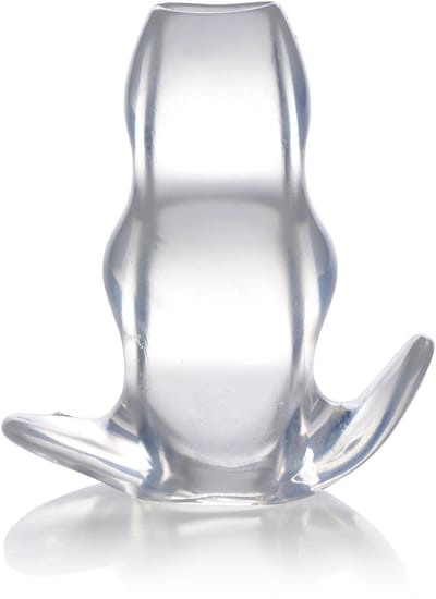 XR Brands Clear View - Holle Anale Plug - Groot clear