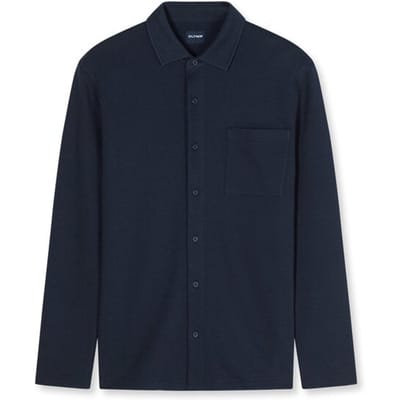 OLYMP Casual Jersey, Marineblauw