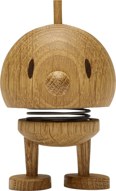 Hoptimist Bumble Beeldje - S - Eikenhout - Houten Beeldjes Decoratie voor Woonkamer, Kamer en Kantoor - Cadeau Idee voor Mannen, Vrouwen en Kinderen