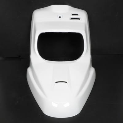 Tablier avant Tun'R pour scooter Yamaha 50 Bw's Original Avant 2003 blanc brillant