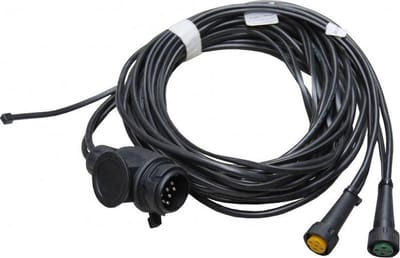 Aspöck hoofdkabel - 4,5 meter - 13 polig - 2x 5 polige connector - inclusief aftakkingen 2,5 meter
