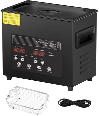 DIMICO - Ultrasonic cleaner - Ultrasoonreinigers - Ultrasoon reiningsapparaat - 2L - camping vaatwassers - 800W - Multifunctioneel