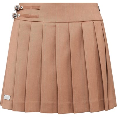 Plisse Mini Skirt