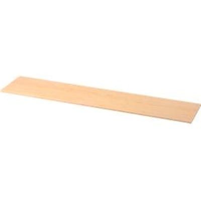 Afdekplaat TOPAS LINE, voor archiefrekken en kasten,  B 2005 mm, esdoornpatroon